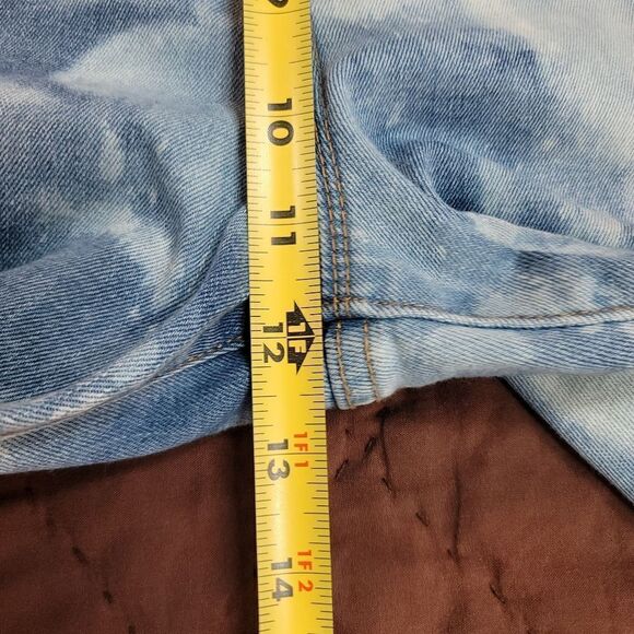 BadSeed Vintage custom reverse tie dye woman's shorts - size 14 - Picture 5 of 9